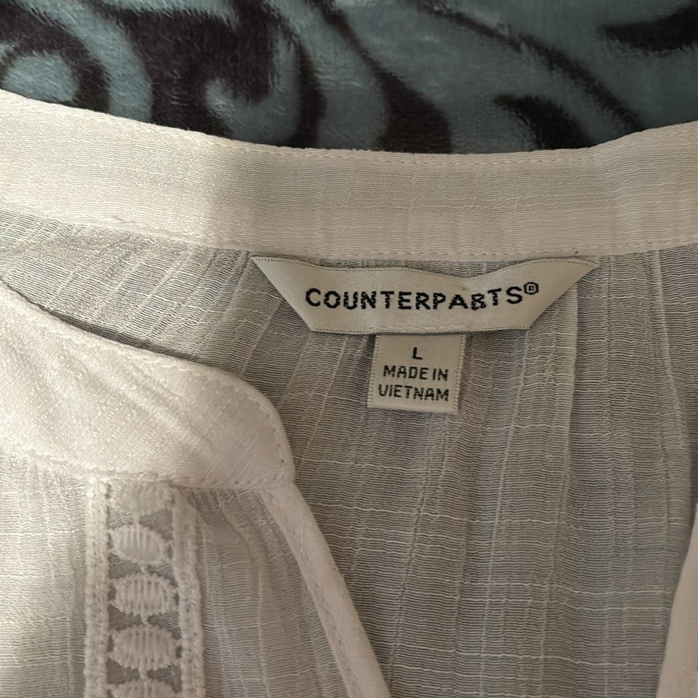 White Counterparts Blouse - Picture 3 of 7